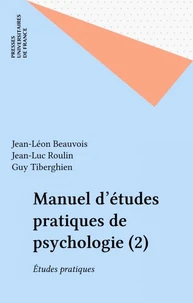 Manuel d'études pratiques de psychologie