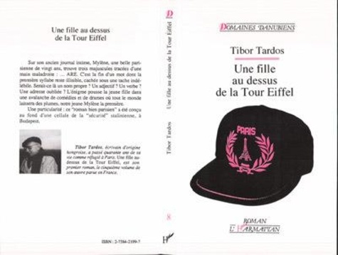 Tibor Tardos - Une fille au-dessus de la tour Eiffel.