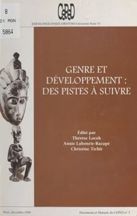 Genre et développement : des pistes à suivre.