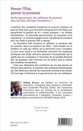 Penser l'Etat, penser la jeunesse. Quelle gouvernance des politiques de jeunesse dans les Etats d'Afrique francophone ?