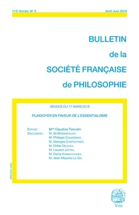 Plaidoyer en faveur de l'essentialisme