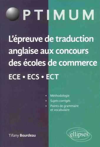 L'épreuve de traduction anglaise aux concours des écoles de commerce ECE-ECS-ECT