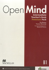 Tim Bowen - Open Mind Intermediate B1 - Teacher's Book. 1 DVD + 1 CD audio
