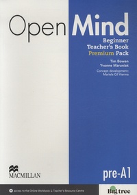 Tim Bowen - Open Mind - Beginner Teacher's Book Premium Pack. 1 DVD + 1 CD audio