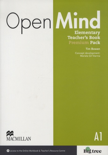 Tim Bowen - Open Mind - Elementary Teacher's Book Premium Pack A1. 1 DVD + 1 CD audio