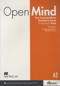 Tim Bowen - Open Mind - Pre-Intermediate Teacher's Book Premium Pack. 1 DVD + 1 CD audio