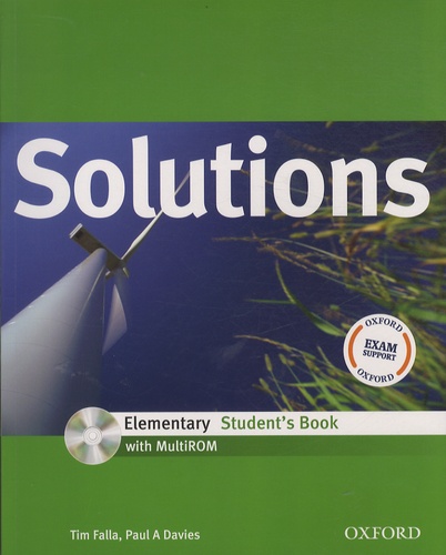 Tim Falla - Solutions - Elementary Student's Book. 1 Cédérom