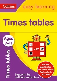 Times Tables Ages 7-11 - Prepare for school with easy home learning.