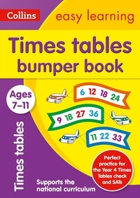 Times Tables Bumper Book Ages 7-11 - Prepare for school with easy home learning.