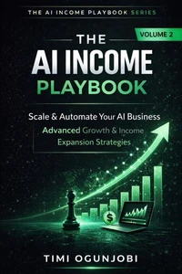 THE AI INCOME PLAYBOOK: Scale &amp; Automate Your AI Business: Advanced Growth &amp; Income Expansion Strategies (50+ Ways to Make MORE Money with 50 AI Tools, Volume II)