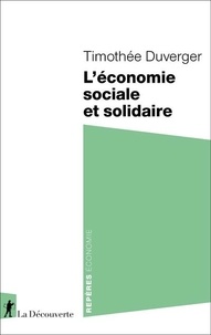 Timothée Duverger - L'économie sociale et solidaire.