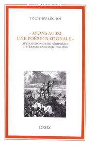 "Ayons aussi une poésie nationale"