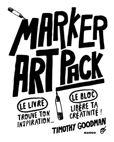 Marker art pack. Contient un livre et un bloc