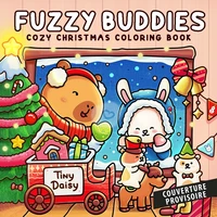 Noël entre amis : coloriages cosy et mignons