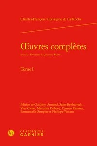 Oeuvres complètes