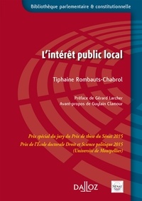 Tiphaine Rombauts-Chabrol - L'intérêt public local.