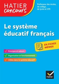 Concours enseignement - Le système éducatif français en fiches mémos - 2025-2026 - Révision