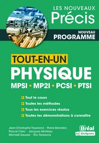 Physique MPSI, MP2I, PCSI, PTSI