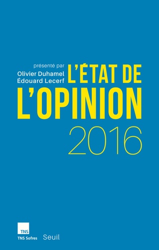 L'état de l'opinion  Edition 2016 - Occasion