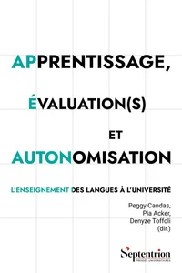Apprentissage, évaluation(s) et autonomisation