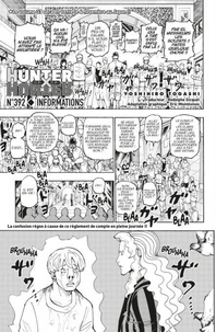 Hunter X Hunter - Tome 38 - Chapitre 392 - Informations