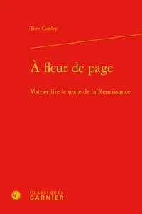 A fleur de page