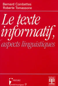 Le Texte Informatif. Aspects Linguistiques
