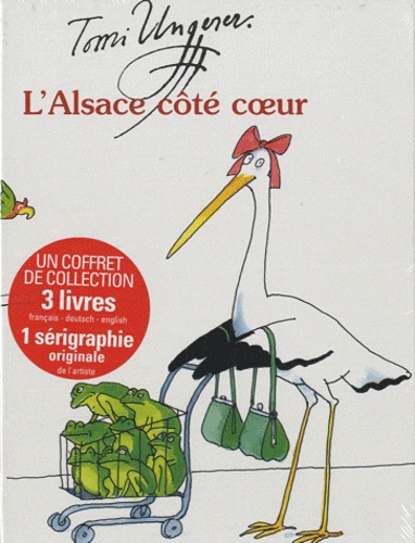 Tomi Ungerer - L'Alsace côté coeur - Coffret en 3 volumes.