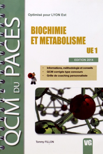Tommy Fillon - Biochimie et métabolisme - UE 1.