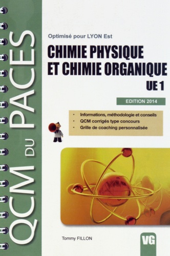 Tommy Fillon - Chimie physique et chimie organique UE1 - Optimisé pour Lyon Est.