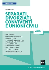 Separati, divorziati, conviventi e unioni civili