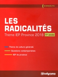 Tony Brachet - Radicalités - Thème IEP 2018 (1re année).