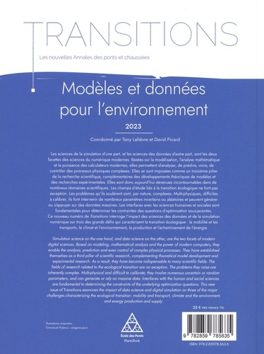 Transitions - Les nouvelles Annales des ponts et chaussées. Modèles et données pour l'environnement  Edition 2023