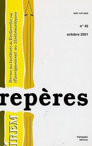 Henri Lombardi et Alain Magen - Repères - IREM N° 45, Octobre 2001 : .