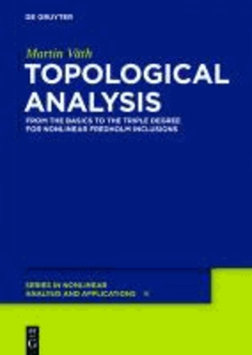 Topological Analysis - From the Basics to the Triple Degree for Nonlinear Fredholm Inclusions.