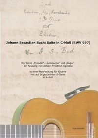 Torge Braemer - Johann Sebastian Bach: Suite in C-Moll (BWV 997) - Die Sätze "Prelude", "Sarabande" und "Gigue" der Fassung von Johann Friedrich Agricola in einer Bearbeitung für Gitarre mit auf D gestimmter E-Saite in A-Moll.