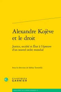 Alexandre Kojève et le droit