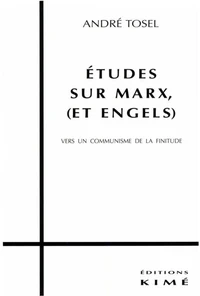 Études sur Marx (et Engels)