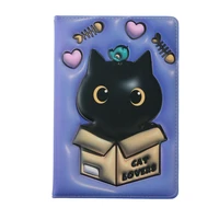 carnet 3d black cat