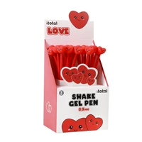 stylo flexible follow your heart - présentoir 24 pcs