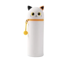 Trousse silicone orange cat