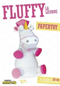  Tougui et  Illumination Entertainment - Papertoy Moi, moche et méchant Fluffy la licorne.