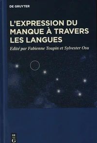 L'expression du manque à travers les langues