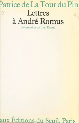 Lettres à André Romus