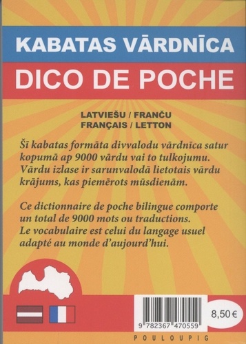 Dico de poche letton-français & français-letton