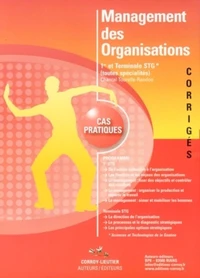 Management des organisations 1re et terminales STG (toutes spécialités)