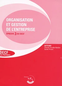 Organisation et gestion de l'entreprise Epreuve 3 du DECF