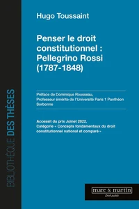 Penser le droit constitutionnel