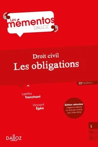 Droit civil. Les obligations