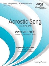 Tredici david Del - Windependence  : Acrostic Song - from Final Allice. wind band. Partition et parties..